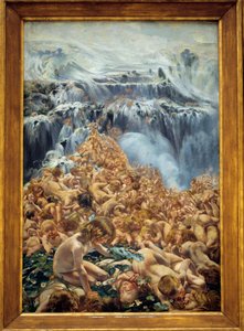 Le glacier, le torrent (partie gauche du triptyque « le ruisseau »)