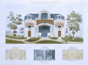 Maison et ateliers de M. Courbet à Ornans, de 