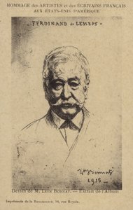Ferdinand de Lesseps (1805-1894), entrepreneur français et constructeur de canaux - Leon Joseph Florentin Bonnat