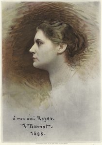 Étude pour un profil de Rose Caron - Leon Joseph Florentin Bonnat