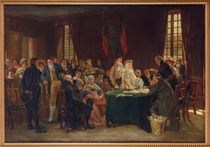 Le mariage pendant le Premier Empire, par Dansaert, Léon Marie Constant - Leon Marie Constant Dansaert