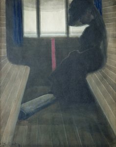 La Femme dans le train, La Veuve - Leon Spilliaert