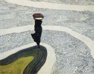 Femme au bord de l