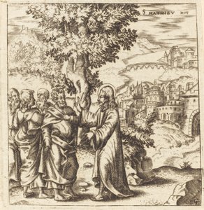 Le Christ admoneste ses disciples