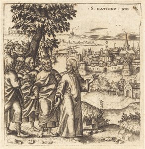 Le Christ admoneste ses disciples