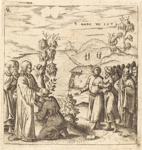 Christ guérissant un sourd
