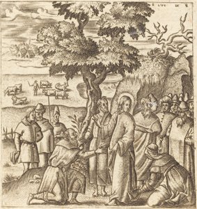 Le Christ guérit une femme malade