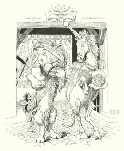 Le lion et la licorne se battaient pour la couronne - Leonard Leslie Brooke