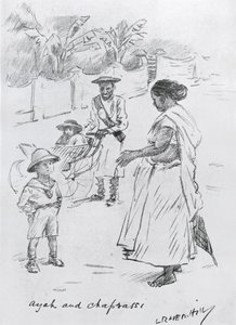 Ayah et Chaprasi - Leonard Raven Hill