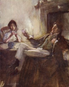 Dick Swiveller et la marquise - Leonard Raven Hill