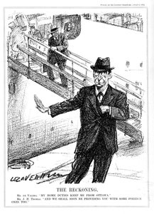 Eamon De Valera déclinant l