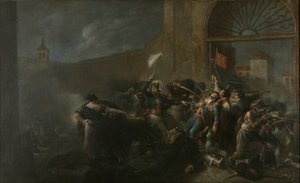 La mort de Daoíz dans le champ d