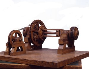 Modèle en bois d