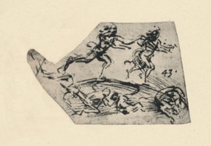 Un homme poursuivant une femme, vers 1480 1945
