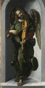 Un ange en vert avec une vielle, vers 1490-1499 - Leonardo da Vinci,
