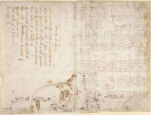 Arundel 263, f.263v, f.270 Note et croquis décrivant l
