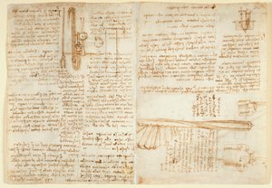 Notes et croquis sur un dispositif hydraulique, du 