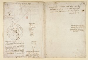 Arundel 263, f.44v, f.59 Un croquis d
