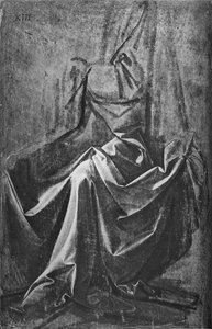 Moulage de draperie pour une figure assise, vers 1475 1945