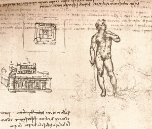 Dessin de plans pour un château, et d