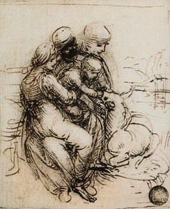 Première idée pour la Madone et l