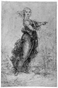 Figure féminine flottante, fin 15e ou début 16e siècle, 1954
