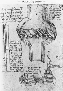 Fol. 34r du Manuscrit E, 1513-14