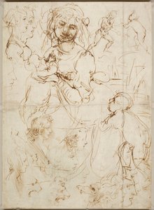 Têtes et figures, vers 1478