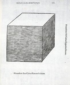 Hexaedron planum solidum, illustration de 