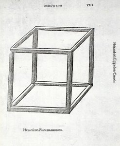 Hexaèdre planum vacuum, illustration de 