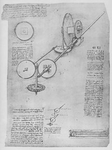 Machine pour façonner des tiges de fer pour fabriquer des canons, vers 1480