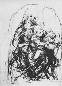 Madone et enfant avec un chat, 1478-1481 1945