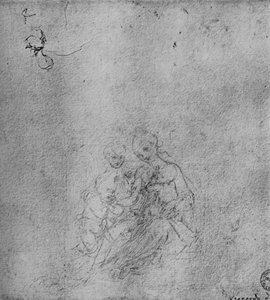 Madone et enfant avec le petit Saint Jean et un ange, c1475 1945