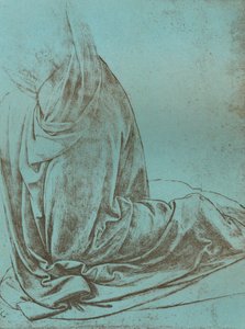 Étude préparatoire de draperie pour l