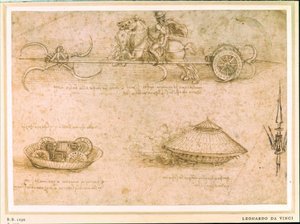 Chariot à faucille et char blindé