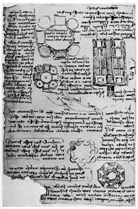 Esquisse pour le Château de Romorantin, 1517-1518 - Leonardo da Vinci