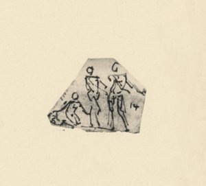 Esquisse de trois figures, vers 1480 - Leonardo da Vinci