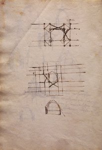 Études pour la lanterne de la cathédrale - Leonardo da Vinci