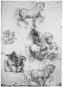 Études pour le monument Trivulzio, vers 1508, 1954