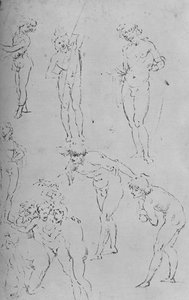 Études de Figures et un Groupe de Figures, vers 1500