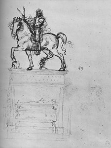 Étude pour un monument équestre, c1480 1945