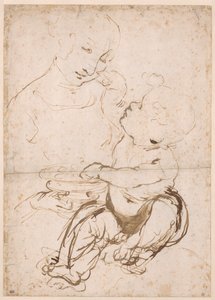 Étude pour la Madone avec un bol de fruits, vers 1478 - Leonardo da Vinci