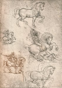 Étude pour le Monument Sforza, vers 1482-1499 1883