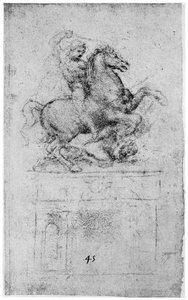 Étude pour le monument Trivulzio