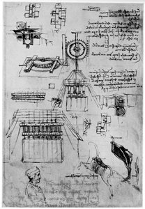 Étude pour le moulage du Monument Sforza, vers 1493, 1954