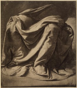 Étude pour le manteau de la Vierge dans l