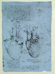Le Cœur, fac-similé du livre de Windsor - Leonardo da Vinci