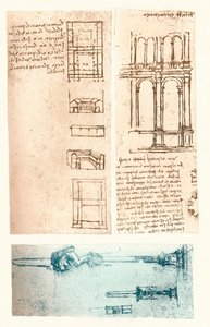 Trois dessins architecturaux, vers 1472-1519, 1883