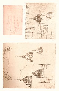 Trois dessins de la cathédrale de Milan, vers 1472-1519