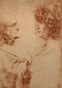 Deux têtes de profil, c.1500
